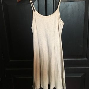 Oatmeal Spaghetti Strap Casual Dress